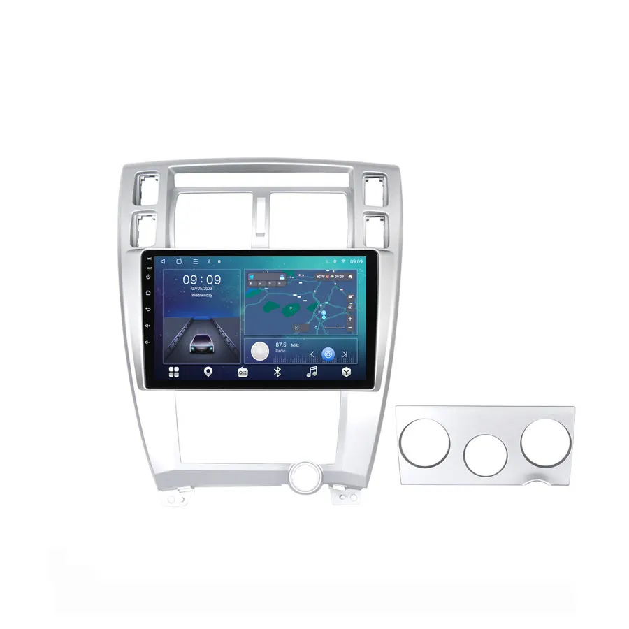 Hyundai Tucson (2006-2013) - Navigatie Hyundai Tucson (2006-2013) cu Android 12, 4GB RAM 64 GB ROM, DSP, SIM 4G, Carplay si Android Auto ecran 10.1