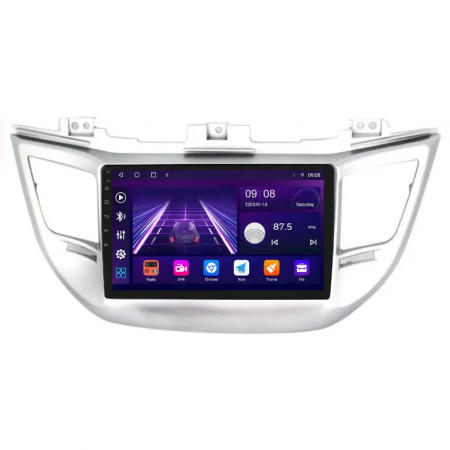 Tucson (2015-2018) - Navigatie Hyundai Tucson (2015-2018) cu Android 13, 8 GB RAM 128 GB ROM,DSP, SIM 4G, ecran 9 Inch,Carplay si Android Auto