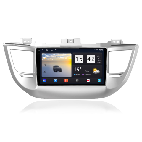 Tucson (2015-2018) - Navigație Android dedicată 2K QLED Octa-Core UIS8581A cu SIM 4G, CarPlay și Android Auto