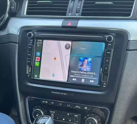 Navigatie  Android 4GB RAM 64GB, Volkswagen|Skoda|Seat cu, CarPlay Wireles Ecran de 8 Inch, dedicata Golf 5, Golf 6, Jetta, Passat B6, CC, B7, Polo, Tiguan, Touran, Skoda, Seat [1]