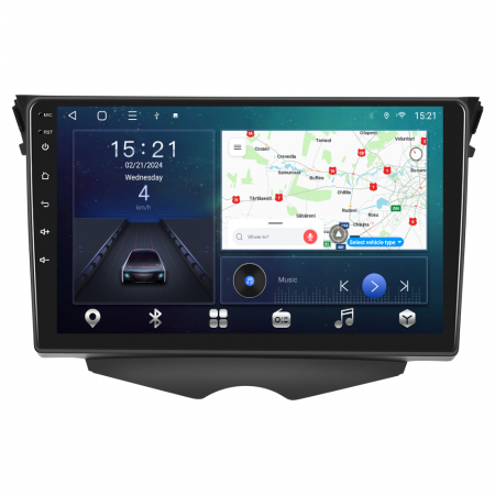 Hyundai Veloster (2011-2015) - Navigatie Hyundai Veloster (2011-2015), Android 12, 4GB RAM 64GB, SLOT SIM 4G, DSP, Carplay si Android auto, ecran 9 inch