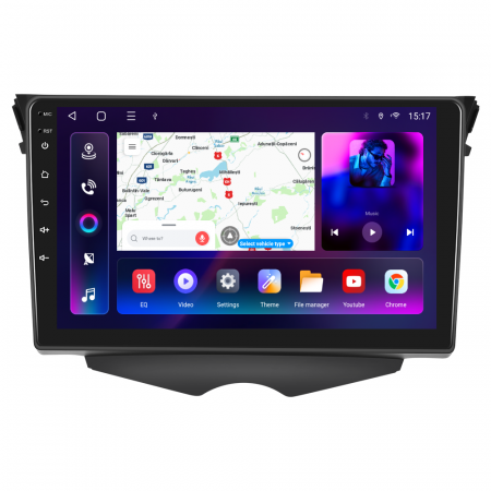 Hyundai Veloster (2011-2015) - Navigatie Hyundai Veloster (2011-2015), Android 12, 8GB RAM 128GB, SLOT SIM 4G, DSP, Carplay si Android auto, ecran 9 inch