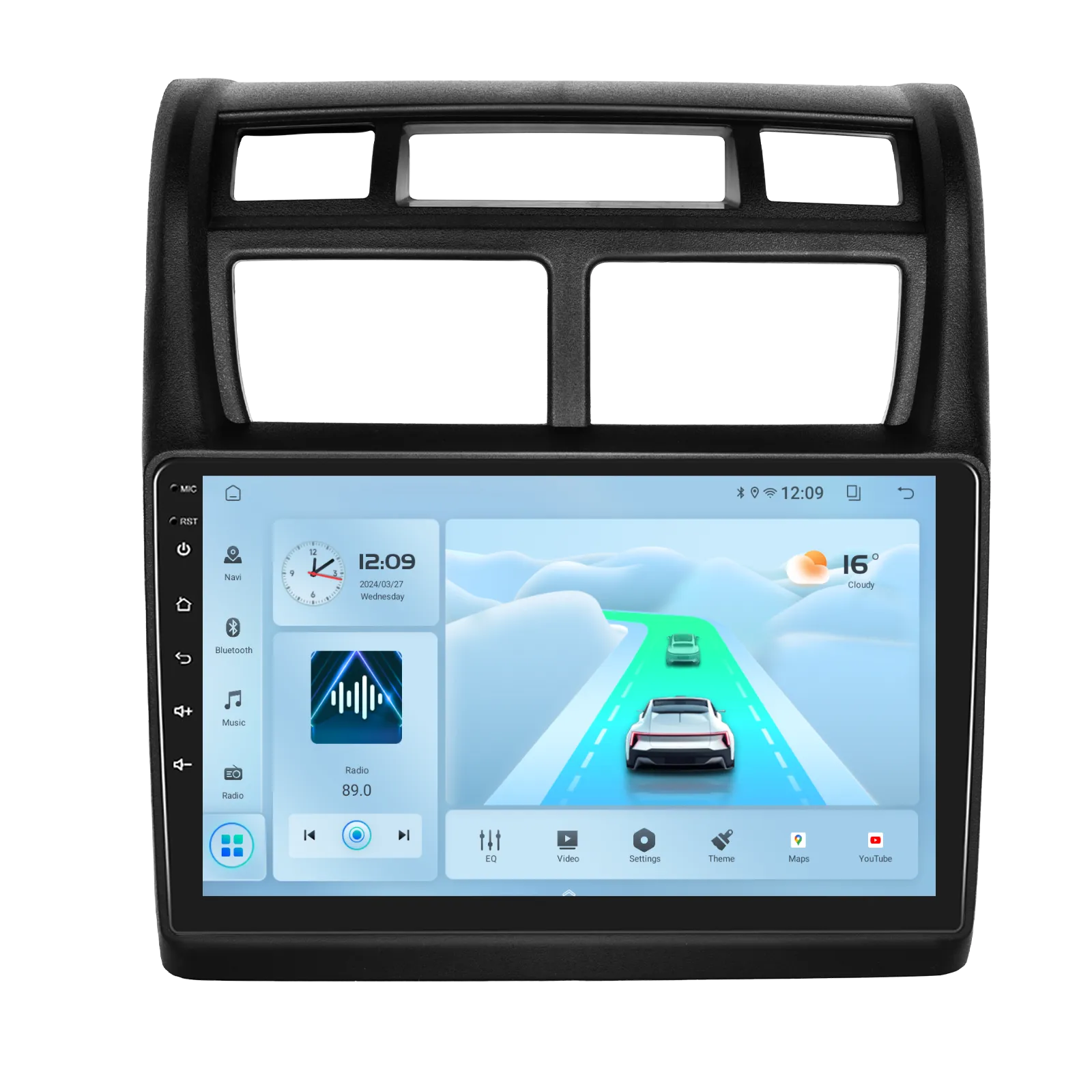 Kia Sportage (2007-2013) - Navigatie Kia Sportage (2007-2013), Android 12, 2GB RAM 32GB, DSP, Carplay si Android auto, ecran 9 inch