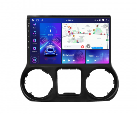 Jeep Wrangler (2011-2014) - Navigatie Jeep Wrangler (2011-2014) cu Android, 4GB RAM 64GB ROM, DSP, ecran 10,1 Inch, Carplay si Android Auto