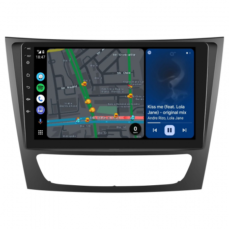 Navigatie Mercedes-Benz E-class W211/CLS-class (2005-2008), Android 12, 2GB RAM 32GB, DSP, Carplay si Android auto, ecran 9 inch [7]