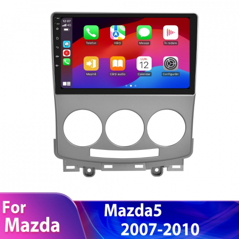 Navigație Mazda5 (2007-2010) cu Android, 8GB RAM 128GB ROM, cu SLOT SIM 4G, DSP, ecran 9 Inch, Carplay si Android Auto [3]