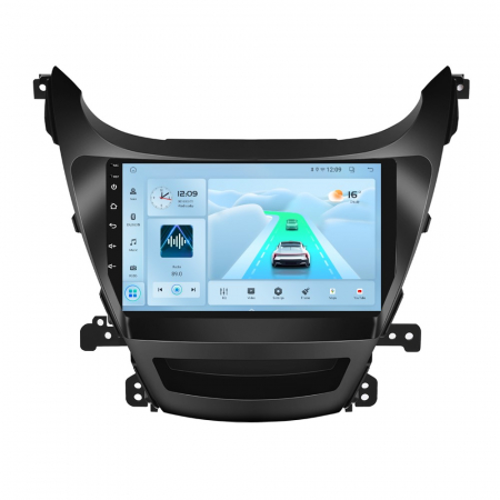 Hyundai Elantra (2014-2016) - Navigatie Hyundai Elantra (2014-2016), Android 12, 2GB RAM 32GB, DSP, Carplay si Android auto, ecran 9 inch