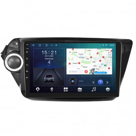 PROMOTII % - Navigatie Kia RIO (2011-2016), Android 12, 4GB RAM 64GB, SLOT SIM 4G, DSP, Carplay si Android auto, ecran 9 inch