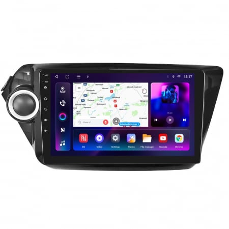 PROMOTII % - Navigatie Kia RIO (2011-2016), Android 12, 8GB RAM 128GB, SLOT SIM 4G, DSP, Carplay si Android auto, ecran 9 inch