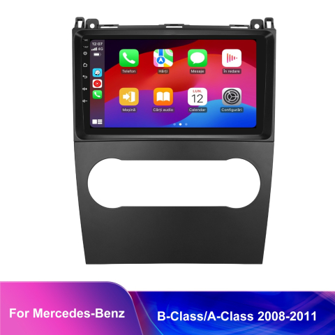 Navigatie Mercedes-Benz B-Class, A-Class (2008-2011) cu Android, 4GB RAM 64GB ROM, cu SLOT SIM 4G, DSP, ecran 9 Inch, Carplay si Android Auto [3]
