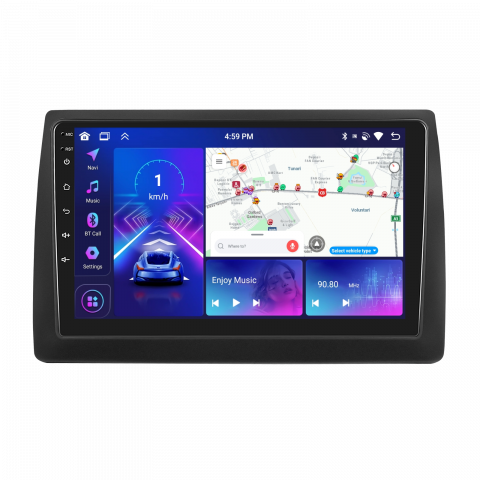 Toate Produsele - Navigatie Fiat STILO (2002-2010) cu Android, 4 GB RAM 64 GB ROM, DSP, ecran 9 Inch,Carplay si Android Auto Wifii