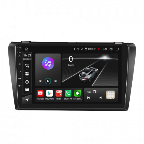 Navigatie Mazda 3 (2006-2012) cu Android, 8GB RAM 128GB ROM, cu SLOT SIM 4G, DSP, ecran 9 Inch,Carplay si Android Auto [2]