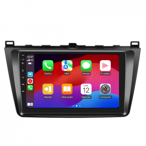 Mazda 6 (2007-2012) - Navigatie Mazda 6 (2007-2012), cu Android 12, 2GB 32GB, CarPlay si Android Auto, DSP, wifi, ecran 9 inch