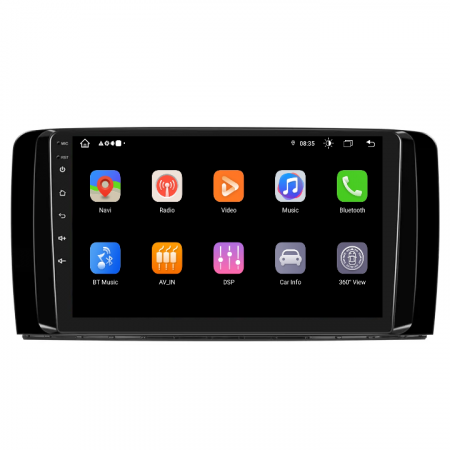 Navigatie Mercedes-Benz R-class R300/R350 (2006-2014), cu Android 12, 4GB 64GB, SIM 4G, CarPlay si Android Auto, DSP, wifi, ecran 9 inch [2]