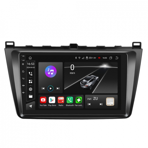 Navigatie Mazda 6 (2007-2012), cu Android 12, 8GB 128GB, SIM 4G, CarPlay si Android Auto, DSP, wifi, ecran 9 inch [2]
