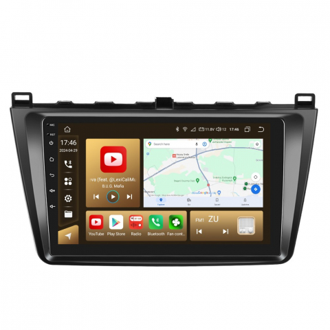 Mazda 6 (2007-2012) - Navigatie Mazda 6 (2007-2012), cu Android 12, 8GB 128GB, SIM 4G, CarPlay si Android Auto, DSP, wifi, ecran 9 inch