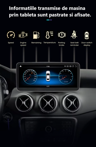 Navigație Mercedes-Benz A-Class W176, GLA X156, CLA C117 – 10.25" | 8+128GB 2.0 OctaCore Snapdragon 665, 4G SIM, CarPlay, Android Auto [6]