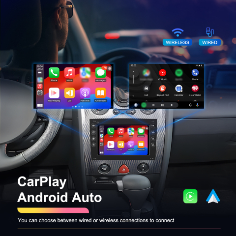 Navigație Renault Megane II (2002-2009) cu Android, 2GB RAM 32GB ROM, DSP, ecran 7 inch, Carplay si Android Auto [3]