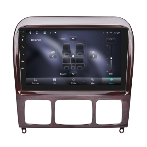 Navigatie Mercedes Benz, S (1999-2007) cu Android, 4GB RAM 64GB ROM, cu SLOT SIM 4G, DSP, ecran 9 Inch, Carplay si Android Auto [7]