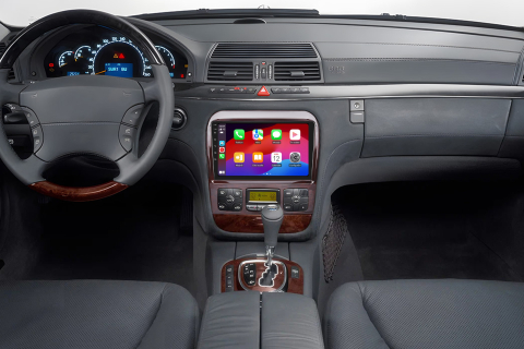Navigatie Mercedes Benz, S (1999-2007) cu Android, 4GB RAM 64GB ROM, cu SLOT SIM 4G, DSP, ecran 9 Inch, Carplay si Android Auto [1]