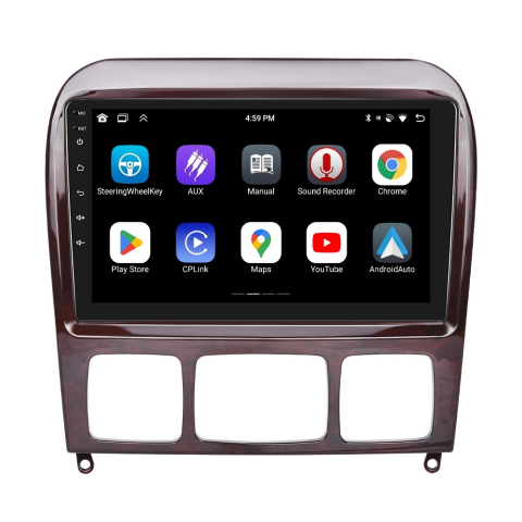 Navigatie Mercedes Benz, S (1999-2007) cu Android, 4GB RAM 64GB ROM, DSP, ecran 9 Inch, Carplay si Android Auto [2]