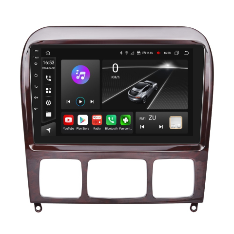 Navigatie Mercedes Benz, S (1999-2007) cu Android, 8GB RAM 128GB ROM, cu SLOT SIM 4G, DSP, ecran 9 Inch, Carplay si Android Auto [2]
