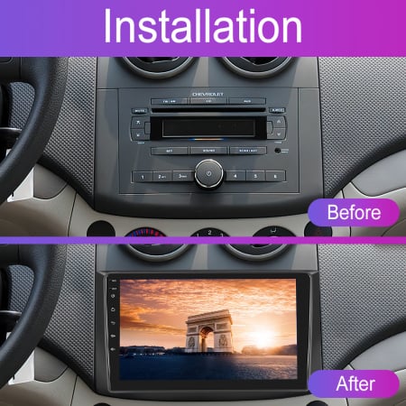 Navigatie Chevrolet Aveo (2006-2010), Android 12, 8GB RAM 128GB, SLOT SIM 4G, DSP, Carplay si Android auto, ecran 9 inch [1]