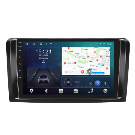 Mercedes-Benz ML (2005-2011) - Navigatie Mercedes-Benz ML (2005-2011), Android 12, 4GB RAM 64GB, DSP, SIM 4G, Carplay si Android auto, ecran 9 inch