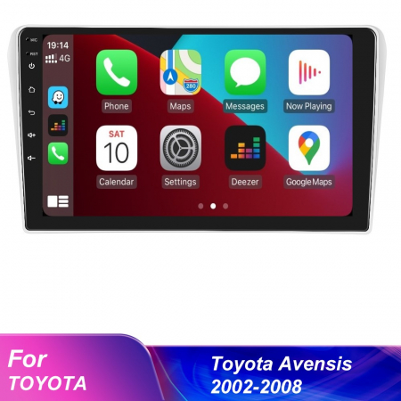 Navigatie Toyota Avensis (2002-2008), Android 12, 8GB RAM 128GB, DSP, SIM 4G, Carplay si Android auto, ecran 9 inch [1]