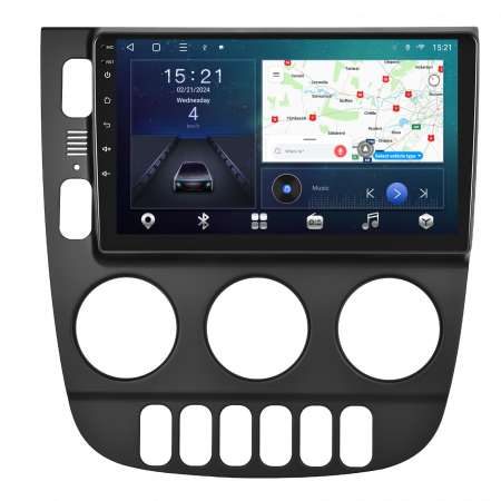 Mercedes Benz ML W163 (1998-2005) - Navigatie Mercedes Benz ML W163 (1998-2005), Android 12, 4GB RAM 64GB, SLOT SIM 4G, DSP, Carplay si Android auto, ecran 9 inch