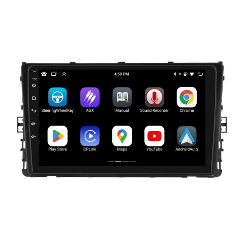 Navigatie Volkswagen T-ROC (2017-2022) cu Android, 4GB RAM 64GB ROM, DSP, ecran 9 Inch, Carplay si Android Auto [2]