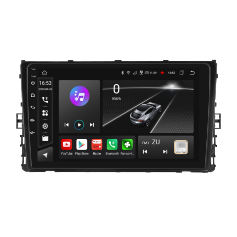 Navigatie Volkswagen T-ROC (2017-2022) cu Android, 8GB RAM 128GB ROM, cu SLOT SIM 4G, DSP, ecran 9 Inch, Carplay si Android Auto [2]