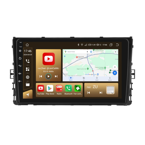 Volkswagen T-ROC (2018-2022) - Navigatie Volkswagen T-ROC (2017-2022) cu Android, 8GB RAM 128GB ROM, cu SLOT SIM 4G, DSP, ecran 9 Inch, Carplay si Android Auto