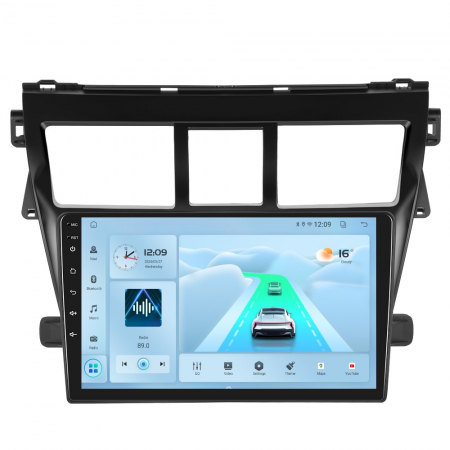 Toyota Vios (2009-2014) - Navigatie Toyota Vios Yaris (2007-2012), Android 12, 2GB RAM 32GB, DSP, Carplay si Android auto, ecran 9 inch