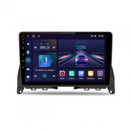 Mercedes C CLASS 3 W204 S204 (2006-2011) - Navigatie Mercedes C CLASS 3 W204 S204 (2006-2011) cu Android 12 ecran 9 Inch, 4GB RAM 64GB ROM,DSP, Cartela SIM 4G, Carplay si Android Auto
