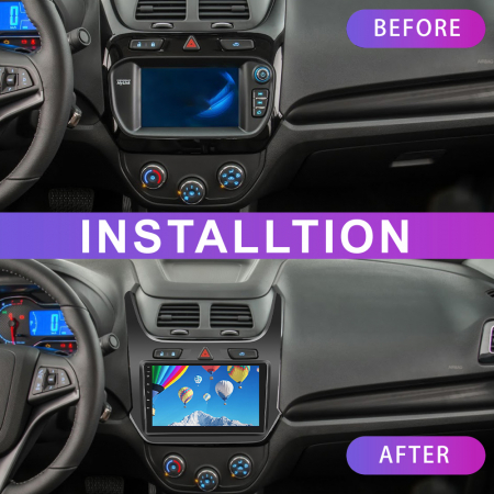 Navigatie Chevrolet Cobalt (2011-2018), Android 12, 8GB RAM 128GB, SIM 4G, DSP, Carplay si Android auto, ecran 9 inch [1]