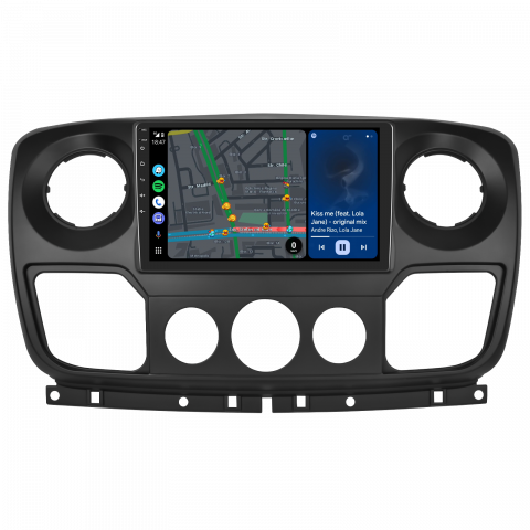 Navigatie Renault Master, Opel Movano, Nissan NV400 2010, cu Android, 4GB RAM 64GB ROM, cu SLOT SIM 4G, DSP, ecran 10,1 Inch, Carplay si Android Auto [4]