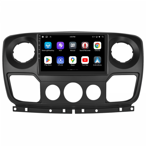 Navigatie Renault Master, Opel Movano, Nissan NV400 2010 cu Android, 4GB RAM 64GB ROM, DSP, ecran 10,1 Inch, Carplay si Android Auto [2]