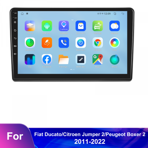 Navigatie Fiat Ducato (2011-2022), Android 12, 2GB RAM 32GB, DSP, Carplay si Android auto, ecran 9 inch [3]
