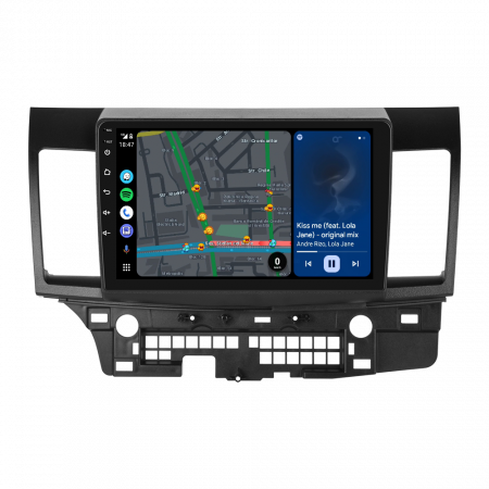 Navigatie Mitsubishi Lancer (EX 2010-2017) cu Android 12, 2GB RAM 32 GB ROM ecran 10.1 Inch,Carplay si Android Auto [2]