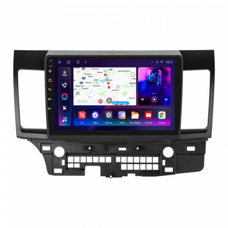 Mitsubishi Lancer (2010-2017) - Navigatie Mitsubishi Lancer (EX 2010-2017) cu Android 12,8GB RAM 128GB, SLOT SIM 4G, DSP, CarPlay si Android Auto ecran 10.1 inch