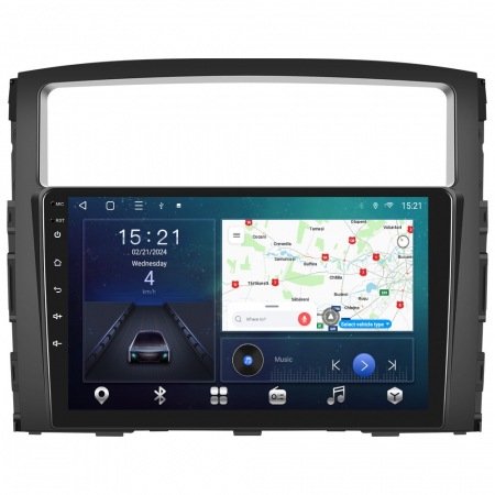 Mitsubishi Pajero (2006-2020) - Navigatie Mitsubishi Pajero (2006-2020), Android 12, 4GB RAM 64GB, SLOT SIM 4G, DSP, Carplay si Android auto, ecran 9 inch