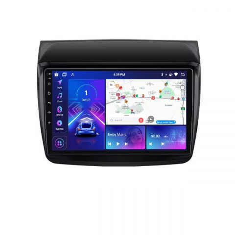 PROMOTII % - Navigatie Mitsubishi Pajero Sport 2 L200 Triton (2005-2015), Android, 4GB RAM 64GB, DSP, Carplay si Android auto, ecran 9 inch