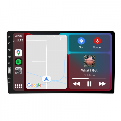 Navigatie universala - Navigatie MP5 Player Auto 1DIN Universal, CarPlay si Android Auto, Bluetooth, USB frontal, RCA Subwoofer, ecran 9 Inch