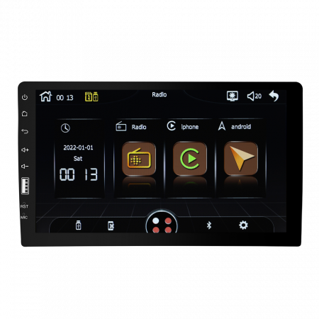 Navigatie MP5 Player Auto 1DIN Universal, CarPlay si Android Auto, Bluetooth, USB frontal, RCA Subwoofer, ecran 9 Inch [7]