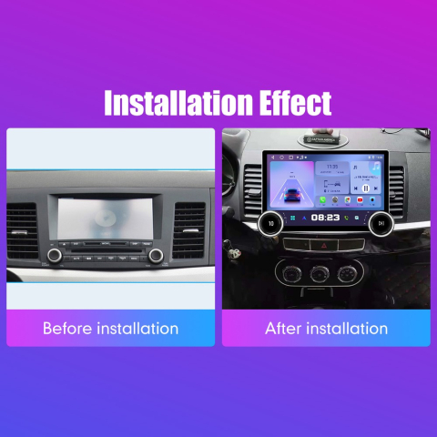 Navigatie Mitsubishi Lancer (2006-2018), FULL HD 1080P, 11.8” 2+64 GB, CarPlay si Android Auot wifi [1]