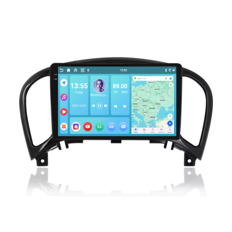 Nissan Juke (2010-2014) - Navigatie Nissan Juke (2010-2016), Display INCELL, Android 15, 4GB 128GB, DSP, CarPlay si Android Auto ecran 9 Inch