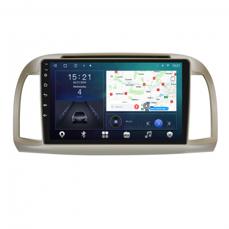 Nissan Micra III (2002-2010) - Navigatie Nissan Micra III (2002-2010), Android 12, 4GB RAM 64GB, SIM 4G, DSP, Carplay si Android auto, ecran 9 inch