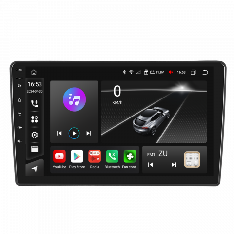 Navigatie Nissan Navara (2006-2012), Android 12, 8GB RAM 128GB, SLOT SIM 4G, DSP, Carplay si Android auto, ecran 9 inch [2]