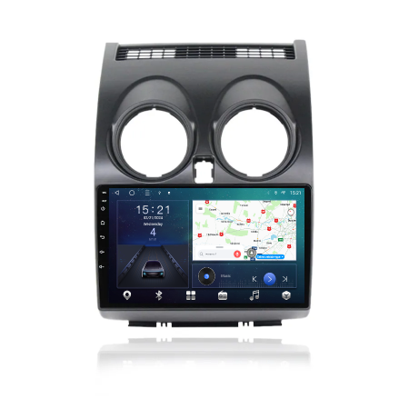 Nissan Qashqai J10 (2006-2013) - Navigatie Nissan Qashqai (2006-2013), 4GB RAM 64GB Android 12 ,DSP, SIM 4G Carplay si Android auto,ecran 9 Inch